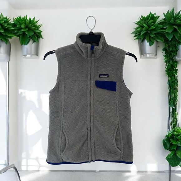 Patagonia Women’s Re-Tool Vest Tailored Grey Nickel X-Dye Concord Purple MEDIUM - Picture 1 of 5